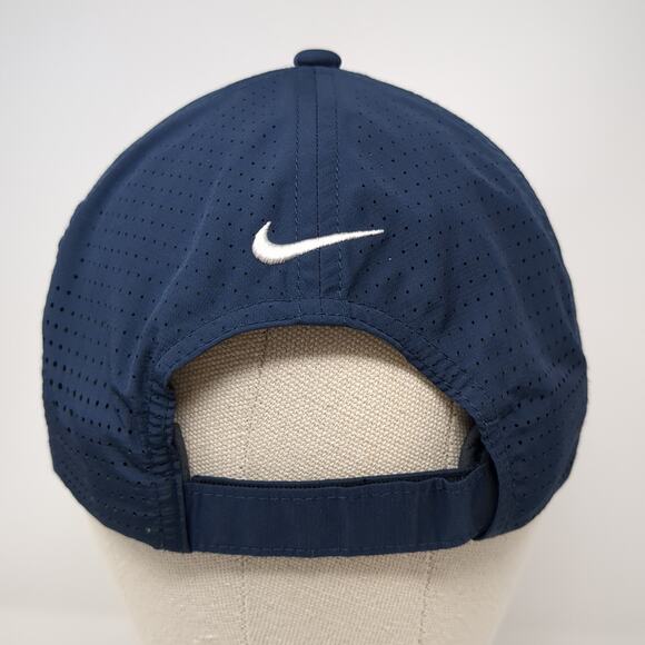 Allianz Strapback Baseball Cap Blue One Size Adjustable 6 Panel Nike Golf - Picture 6 of 10